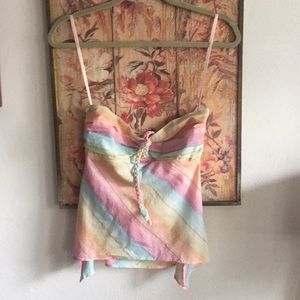 ANTHROPOLOGIE ALICE TRIXIE BOHO TANK TOP XS